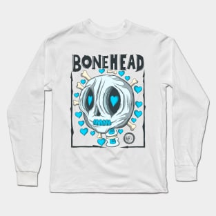 Creepy Cute Bonehead Skull Long Sleeve T-Shirt